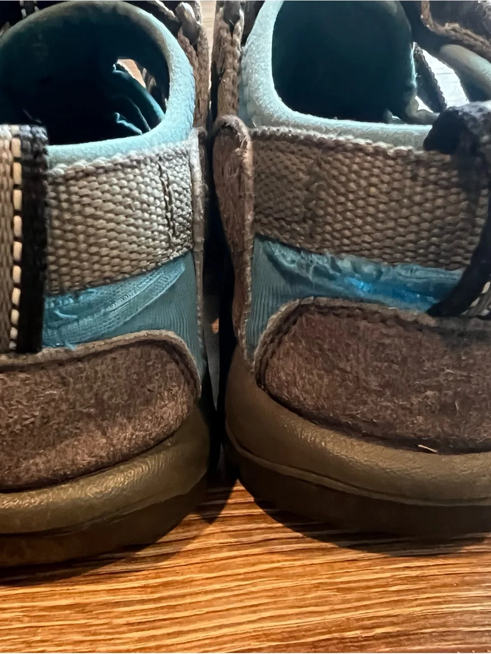 Keen Grey and Teal Outdoor Sandals Washable